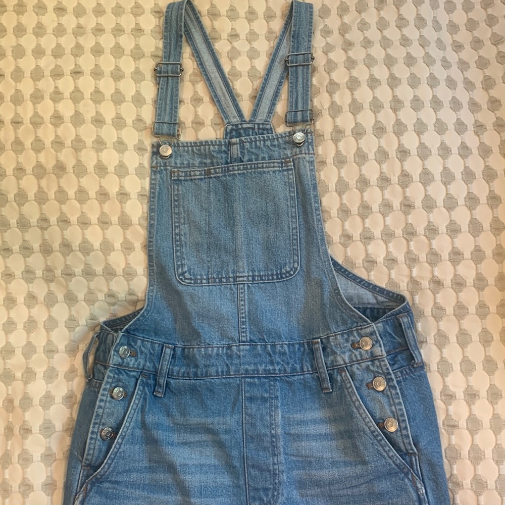Madewell denim overalls size Medium
